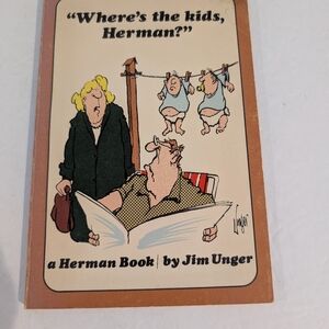 Where's The Kids Herman Paperback By Jim Unger